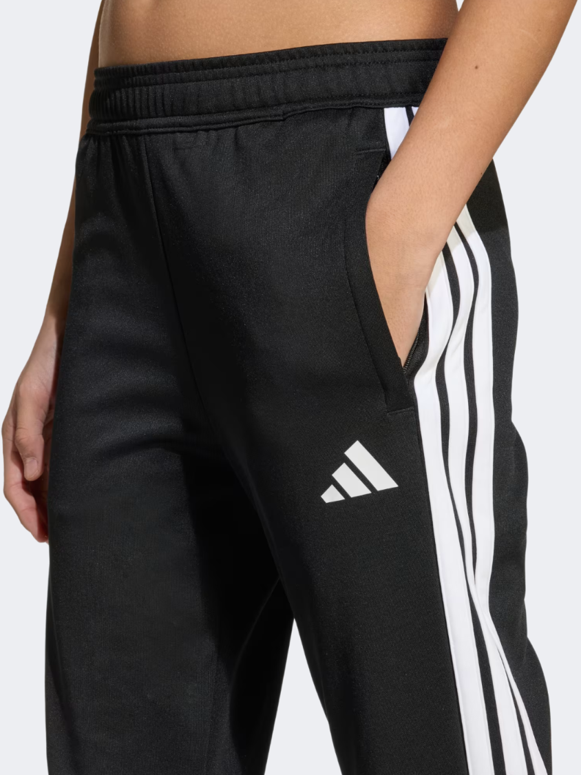 Adidas House Of Tiro Colors Of Football High-Waisted Wide-Leg Kids-Girls Sportswear Pant Black/White