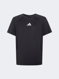 Adidas Tech Apparel Climacool Kids-Boys Sportswear T-Shirt Black