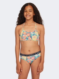 Oneill Sportclub Girls Beach Bikini Set Blue Santa Monica