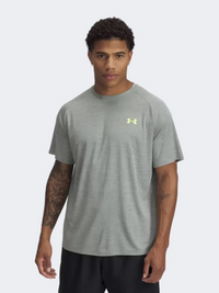 Under Armour Tech Textured Men Training T-Shirt Silica/Hydro Green