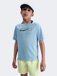 Nike Multi Tech Boys Training T-Shirt Light Armoury Blue