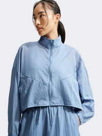 Nike Sportswear Lightweight Ripstop Oversized Women Lifestyle Jacket Work Blue