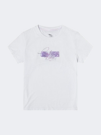 Erke Kids-Girls Lifestyle T-Shirt White