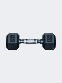 Irm-Fitness Factory Hex Rubber Dumbbell 4 Kg Fitness Weights Black