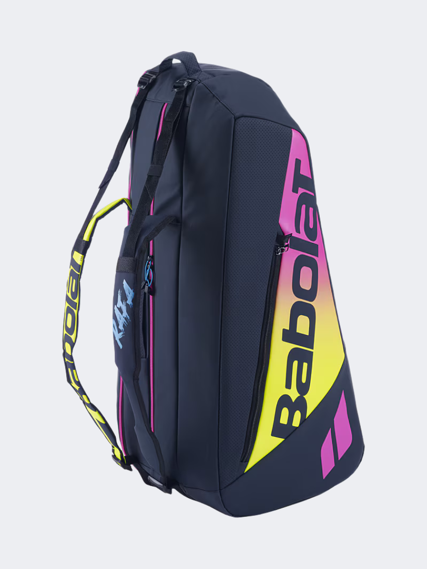 Babolat Holder X6 Pure Aero Rafa Tennis Bag Blue/Yellow/Pink