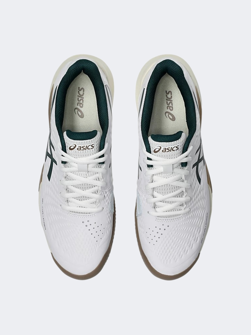 Asics Gel Challenger 14 Clay Men Tennis Shoes White/Saxon Green