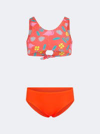 Oil And Gaz Cute Kids-Girls Beach Bikini Set Pink
