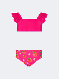 Top Ten Colorful Kids-Girls Beach Bikini Set Pink