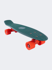 Penny Postcard Highland 22 Inch Unisex Skating Skateboard Dark Green/Orange