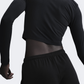 Nike Sportswear Chill Knit Women Lifestyle Long Sleeve Black/White