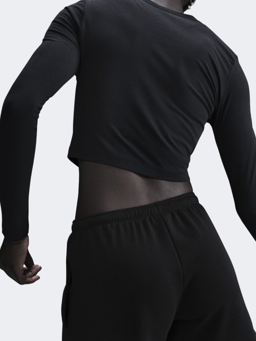 Nike Sportswear Chill Knit Women Lifestyle Long Sleeve Black/White