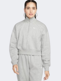 Nike Sportswear Phoenix Fleece Women Lifestyle Sweatshirt Dark Grey/Sail