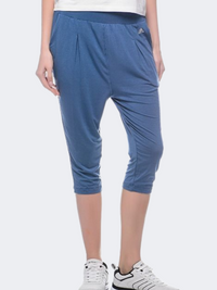 Adidas Drapy Women Training 3/4 Pant Blue