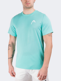 Head Men Pro T-Shirt Round Neck Turquoise