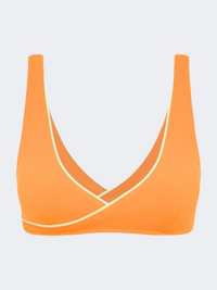 Wiskii Riviera Contrast Piping Women Sportswear Bra Citrus/Limoncello