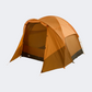 The North Face Wawona 4P Unisex Camping Tent Brown/Orange