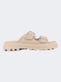 Palladium Dunelite Riviera Sde Women Lifestyle Slippers Warm Sand