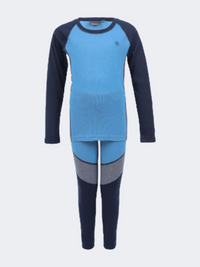 Color Kids  Boys Skiing Baselayer Blue