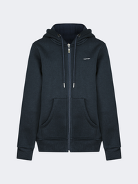 Top Ten Brushed Kids Lifestyle Hoody Full Zip Navy