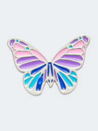 Crocs Multi Purple Butterfly Unisex Lifestyle Pins Multicolor