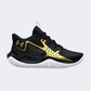 Under Armour Jet 23 Unisex Basketball Shoes Black/Metallic Gold