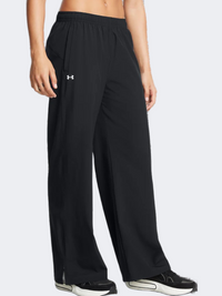 Under Armour Rival Wide Leg Women Lifestyle Pant Black/White