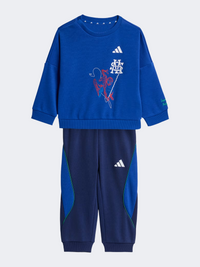 Adidas Marvel Spider-Man Baby-Boys Sportswear Set Royal Blue/White
