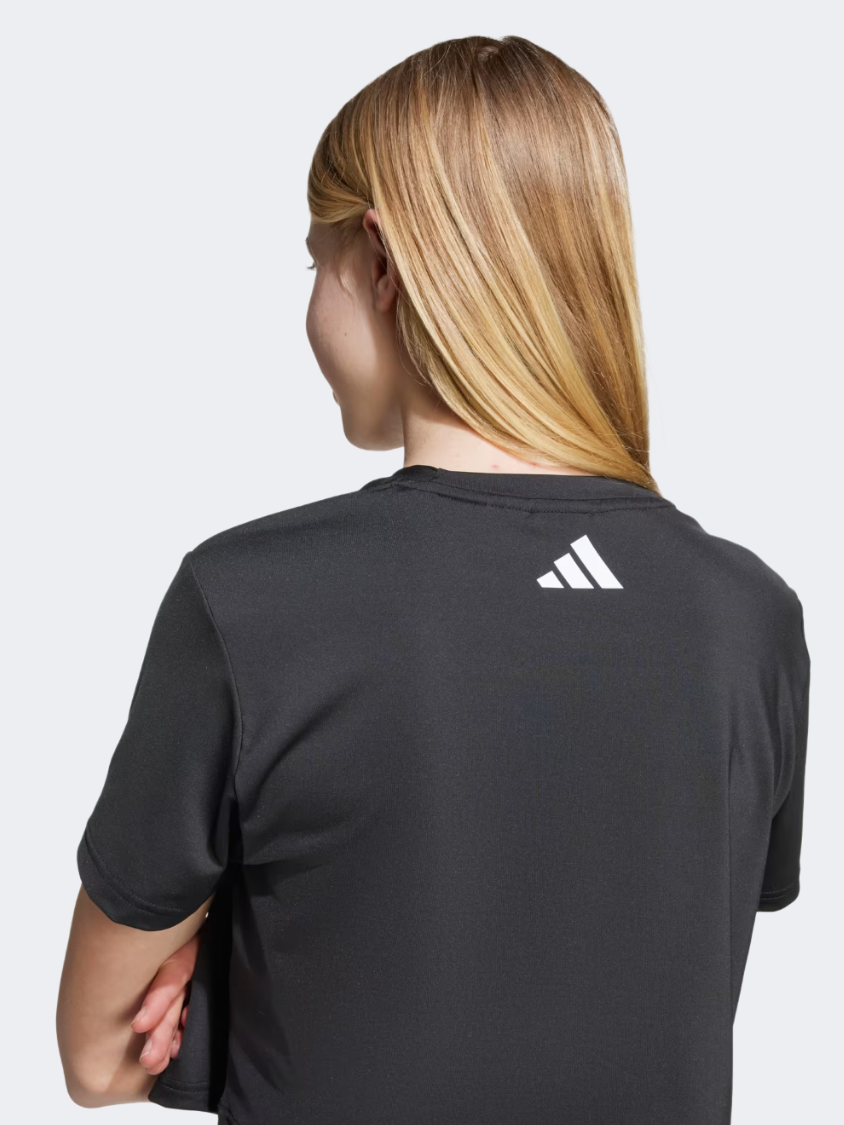 Adidas X Smileyworld Kids-Girls Sportswear T-Shirt Black/White