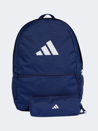 Adidas Men Sportswear Backpack With Pencil Case Dark Blue/White