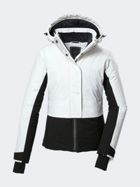 Killtec Ksw 105 Women Skiing Jacket Broken White