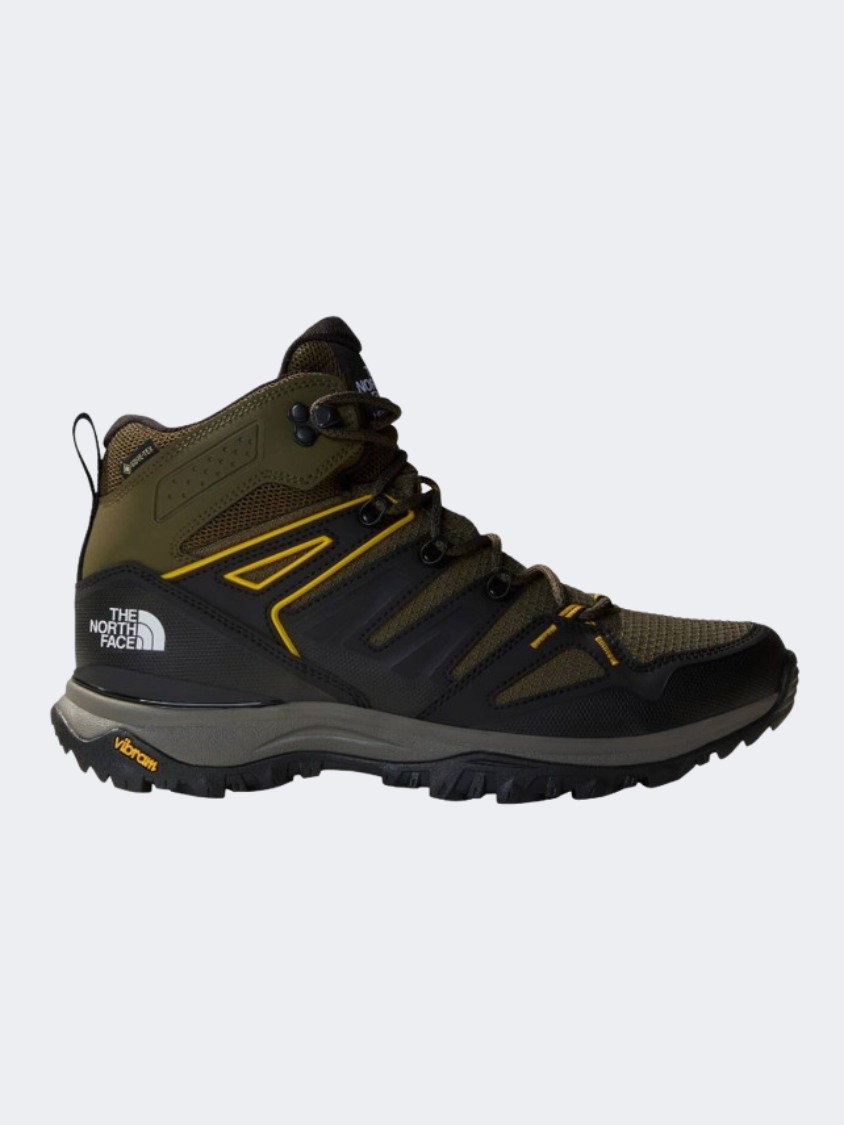 The North Face Hedgehog Goretex Men Hiking Boots Taupe Green/Black