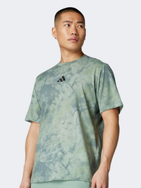 Adidas Power AOP Men Training T-Shirt Wonder Silver/Black