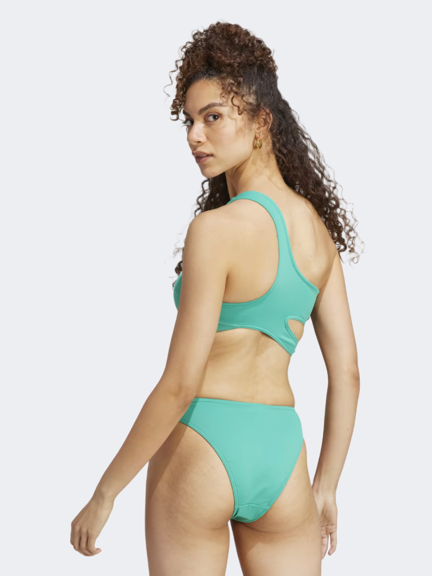 Adidas Sportswear Women Swim Bikini Set Court Green/Silver