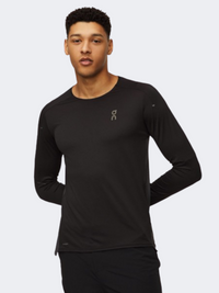 On Performance Men Running Long Sleeve Black/Eclipse