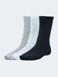 Top Ten Soft Unisex Lifestyle Socks Grey/White/Navy
