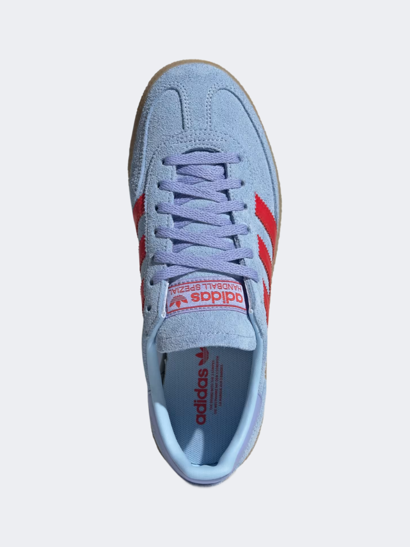 Adidas Handball Spezial Women Originals Shoes Glow Blue/Red