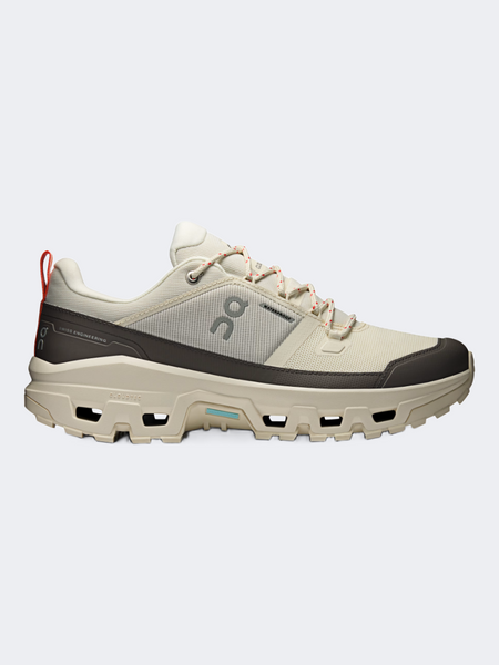 On Cloudrock Low Wp 1 Men Hiking Shoes Ivory