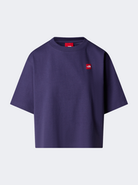 The North Face Red Box Boxy Women Lifestyle T-Shirt Eternal Purple