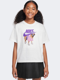 Nike Sportswear Kc 2 Girls Lifestyle T-Shirt White