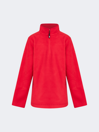 Oil&Gaz Warm Kids-Boys Skiing 1/4 Zip Fleece Red