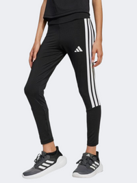 Adidas Train Essentials 3 Kids Girls Sportswear Tight Black/White