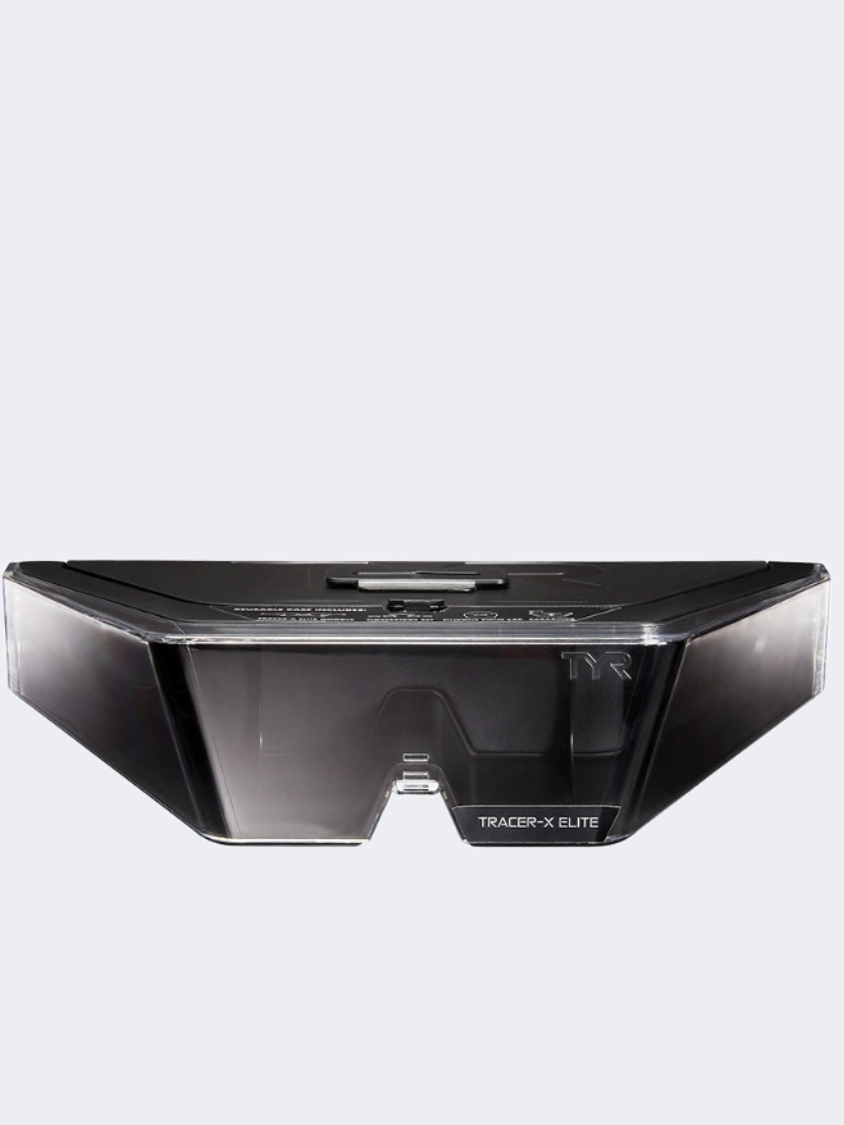 Tyr Tracer-X Elite Mirrored Racing Unisex Swim Goggles Silver/Black