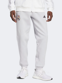 Adidas Ubp Real Madrid Double Knit Men Football Pant Grey/White
