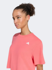 Adidas Train Essentials Boxy Workout Women Training T-Shirt Pure Turbo