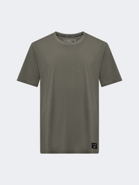 Salewa Eagle Logo Patch Men Hiking T-Shirt Faded Green