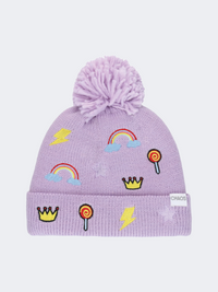 Chaos Pink A Boo Jr. Girls Lifestyle Beanie Lavender