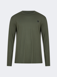 Oil And Gaz Big Size Men Lifestyle Long Sleeve Olive