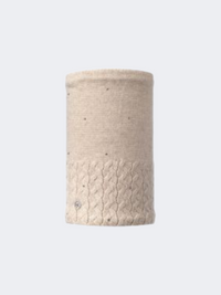 Buff Knitted And Polar Women Lifestyle Tubular Beige