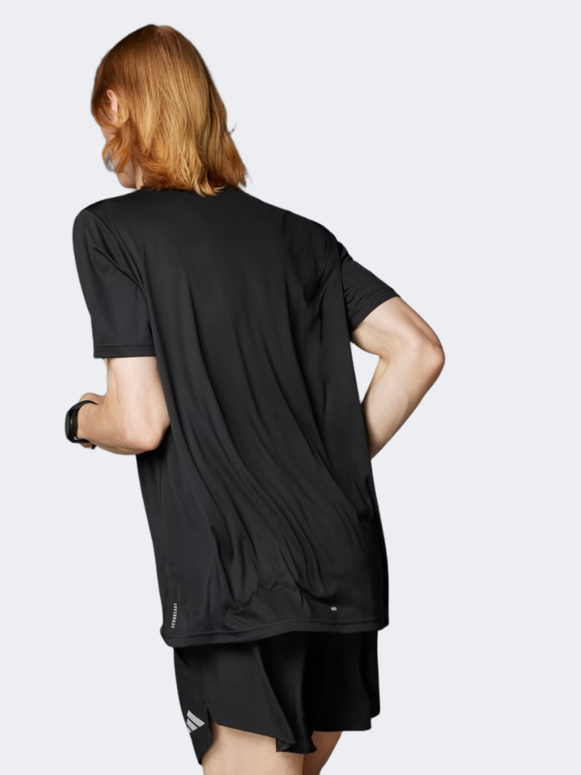 Adidas Run It Men Running T-Shirt Black