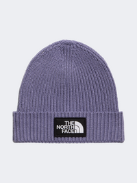 The North Face Logo Box Cuffed Kids-Unisex Lifestyle Beanie Grounded Plum